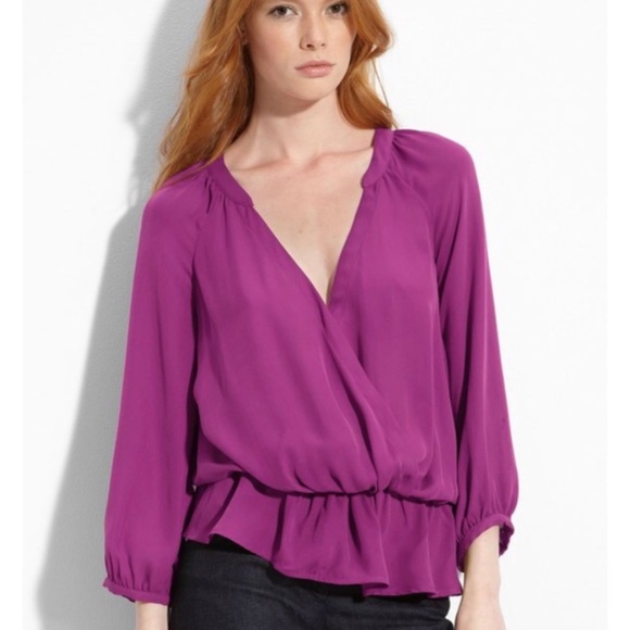 Joie Tops - Joie V Neck Silk Blouse